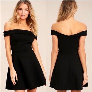 Lulus black mid dress